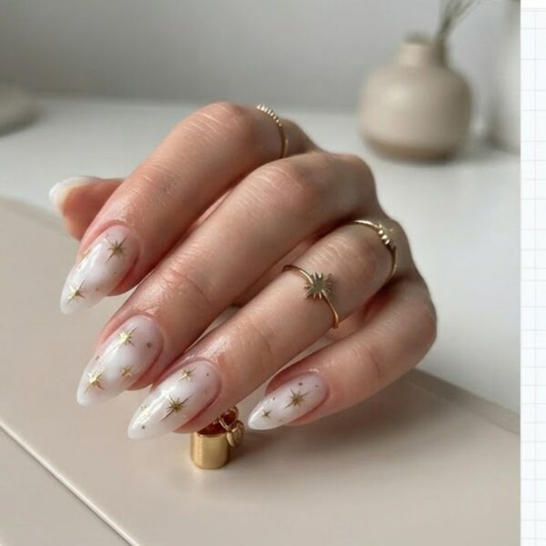Milk & Stars Stiletto press-on nails